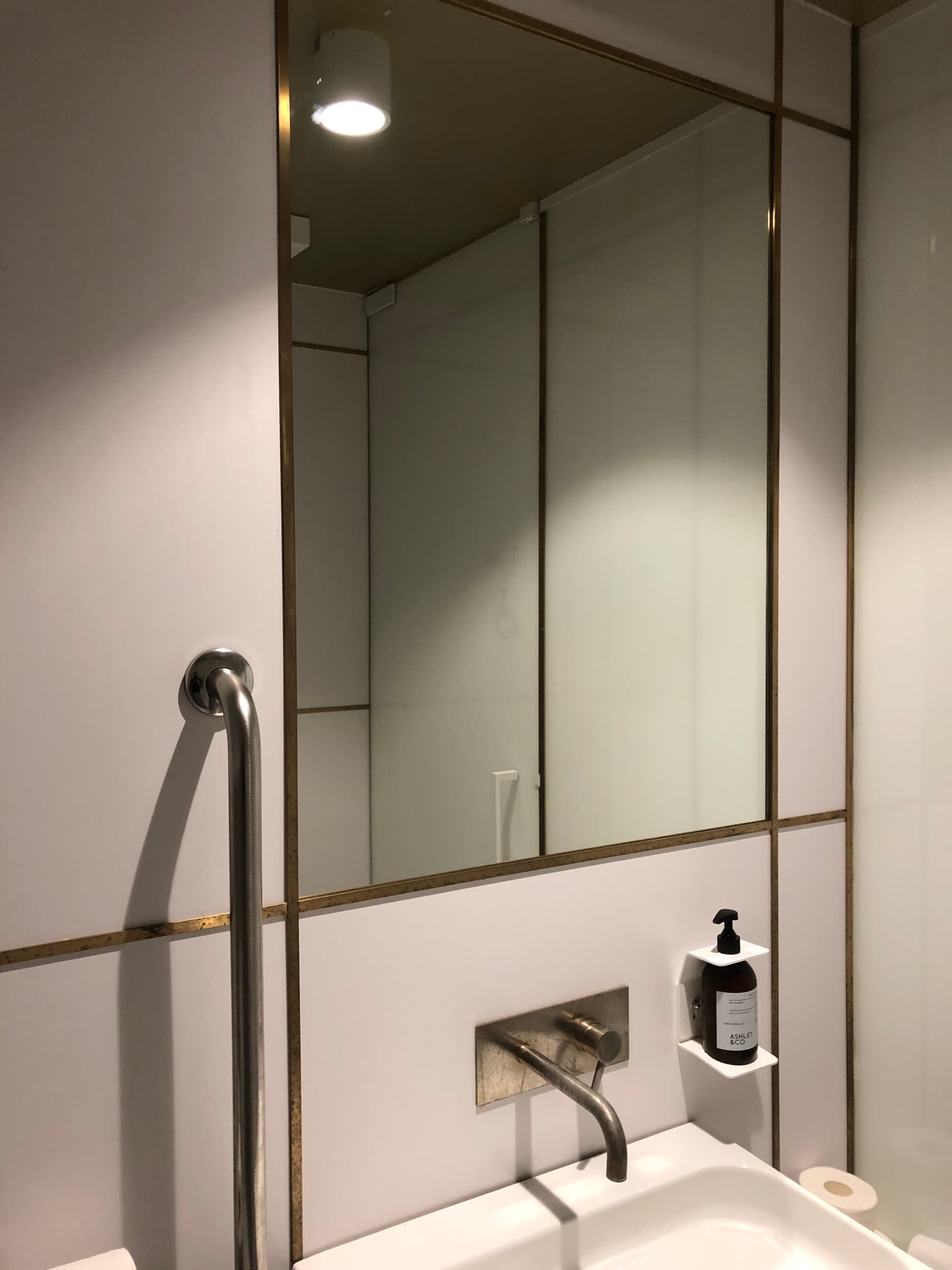 Finished panel installation showing FlushFit joints